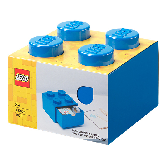 Канцтовары - Настольный органайзер LEGO Lifestyle Кирпич 4 синий (40201731)#3