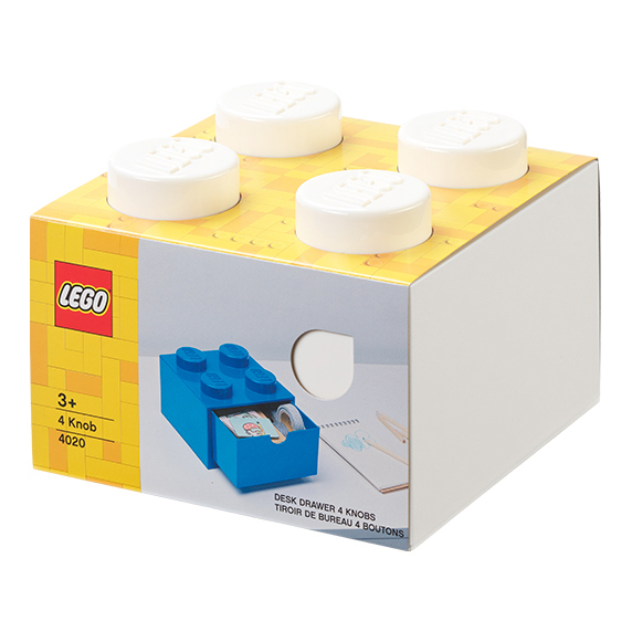 Канцтовары - ​Настольный органайзер LEGO Lifestyle Кирпич 4 белый (40201735)#3