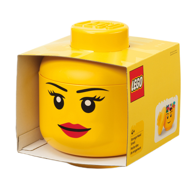 Боксы для игрушек - Бокс-голова LEGO Lifestyle Girl Small (40310805)#3