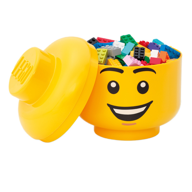 Боксы для игрушек - Бокс-голова LEGO Lifestyle Happy Boy Small (40310812)#2