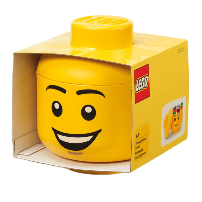Боксы для игрушек - Бокс-голова LEGO Lifestyle Happy Boy Small (40310812)#3