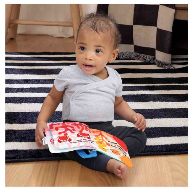 Развивающие игрушки - Книга-грызунок Baby Einstein Shades of the Sea (074451176157)#5