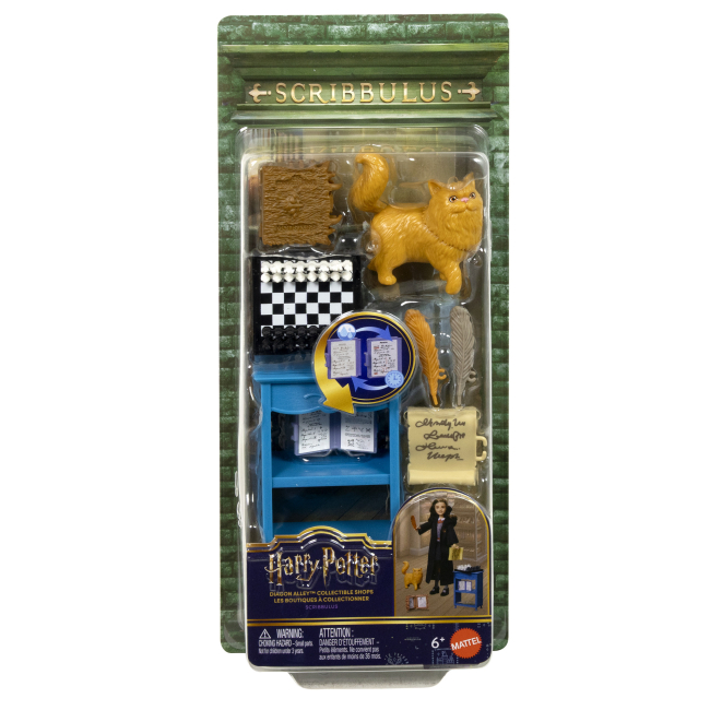 Аксесуари для фігурок - Ігровий набір Mattel Harry Potter Крамниця на алеї Діаґон Скрибулус крамниця письмового приладдя (JGM22/3)#3