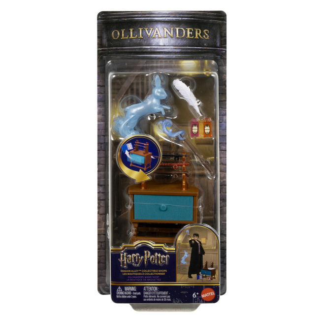 Аксесуари для фігурок - Ігровий набір Mattel Harry Potter Крамниця на алеї Діаґон Олівандерс крамниця чарівних паличок (JGM22/4)#3