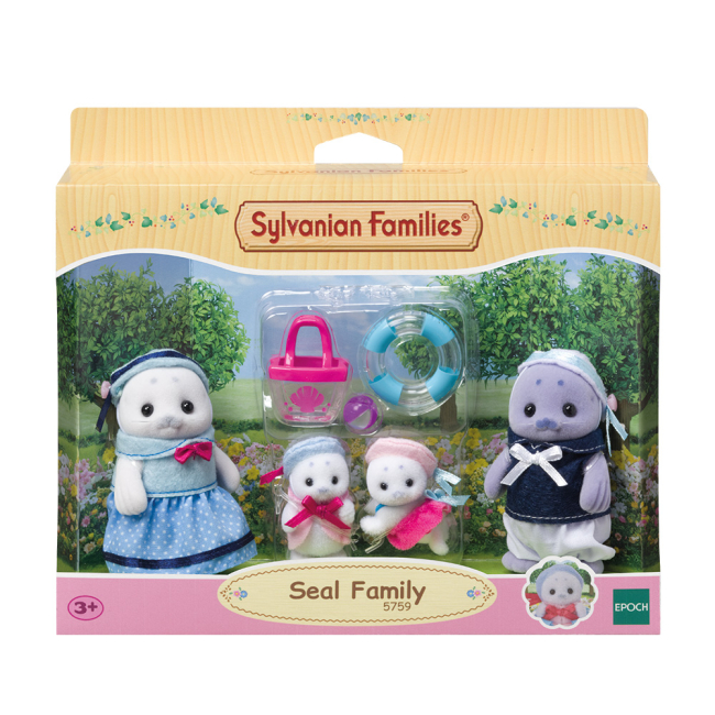 Фігурки тварин - Ігровий набір Sylvanian Families Сім'я тюленів (5759)#3