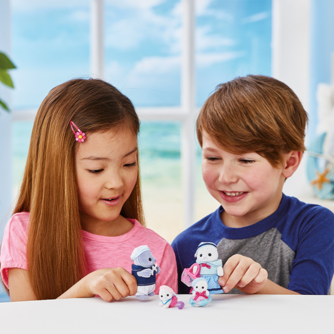 Фігурки тварин - Ігровий набір Sylvanian Families Сім'я тюленів (5759)#8