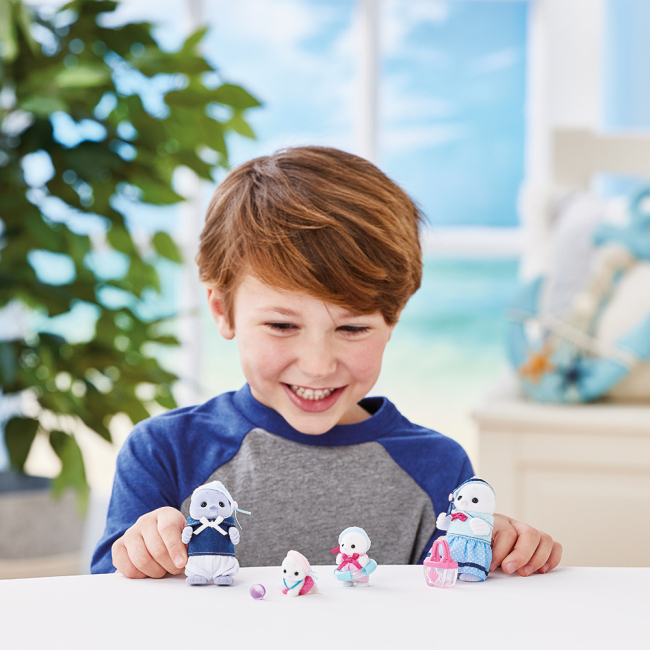 Фігурки тварин - Ігровий набір Sylvanian Families Сім'я тюленів (5759)#9