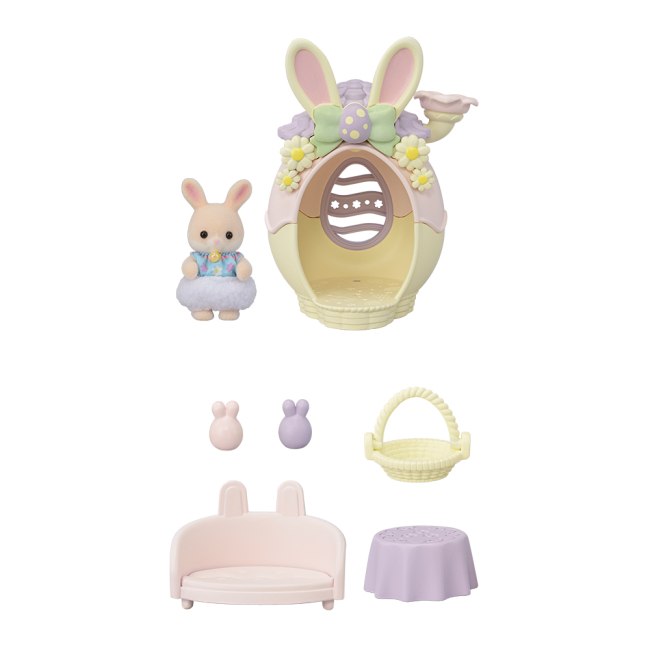 Фігурки тварин - Ігровий набір Sylvanian Families Великодня хатинка-яйце (5802)#2