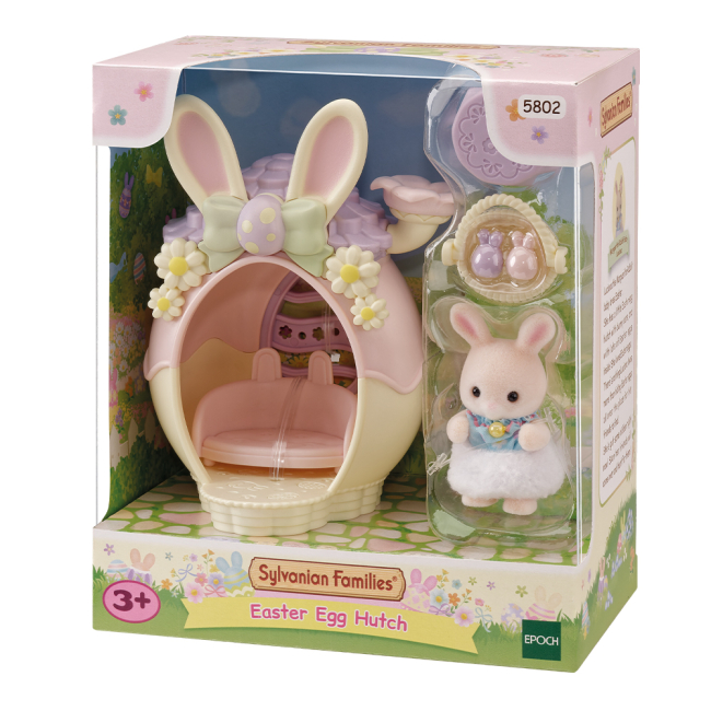 Фігурки тварин - Ігровий набір Sylvanian Families Великодня хатинка-яйце (5802)#4
