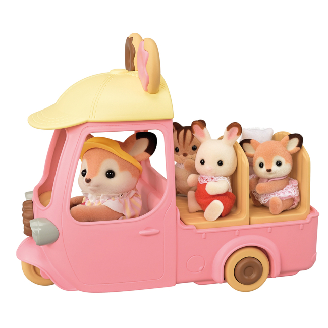 Фігурки тварин - Ігровий набір Sylvanian Families Авто з пончиками і Мамою-оленицею (5808)#4