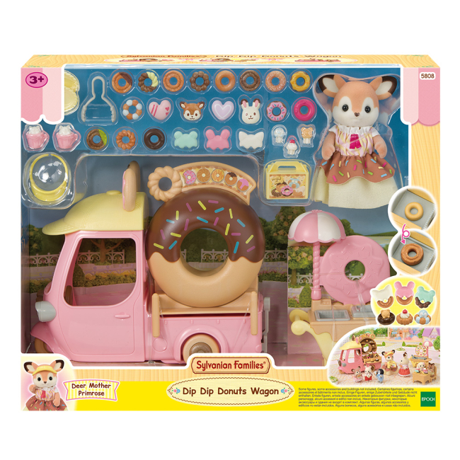Фігурки тварин - Ігровий набір Sylvanian Families Авто з пончиками і Мамою-оленицею (5808)#5