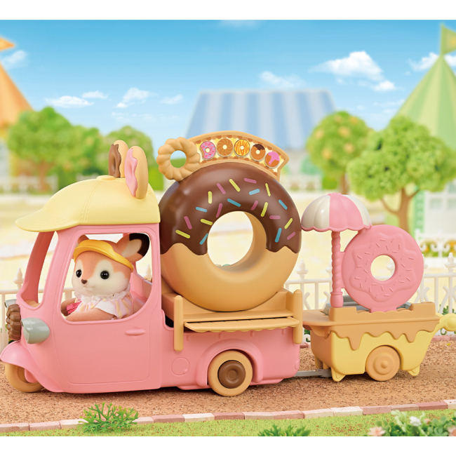 Фігурки тварин - Ігровий набір Sylvanian Families Авто з пончиками і Мамою-оленицею (5808)#7