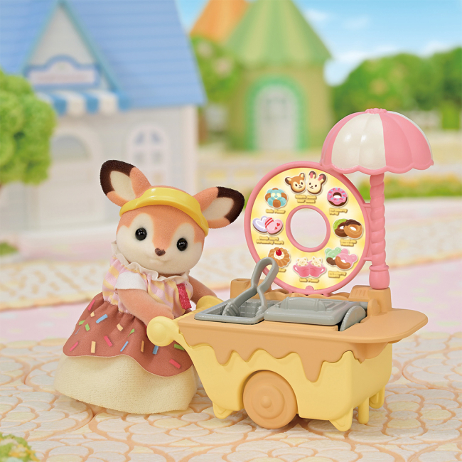 Фігурки тварин - Ігровий набір Sylvanian Families Авто з пончиками і Мамою-оленицею (5808)#8