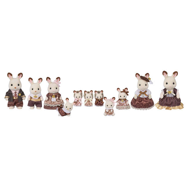 Фігурки тварин - Ігровий набір Sylvanian Families Сім'я Шоколадних кроликів (5848)#2