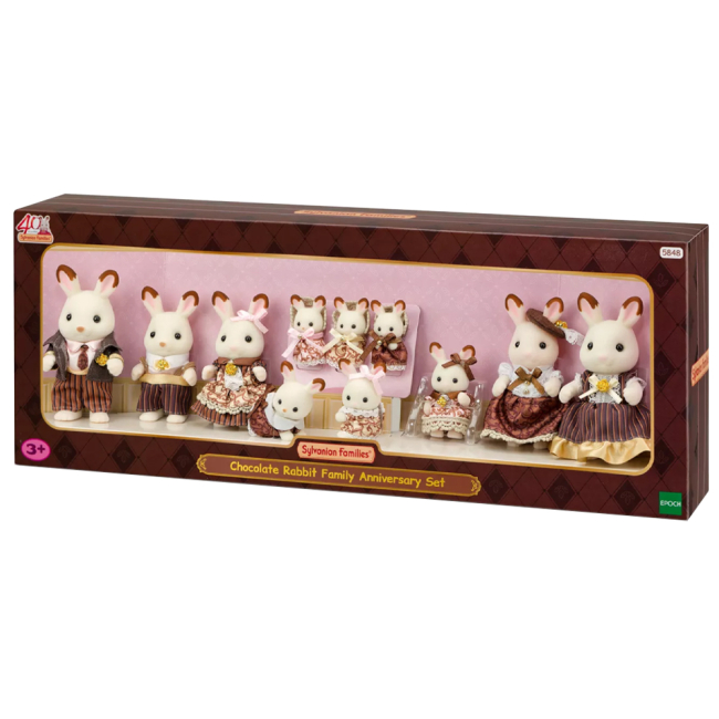 Фігурки тварин - Ігровий набір Sylvanian Families Сім'я Шоколадних кроликів (5848)#8