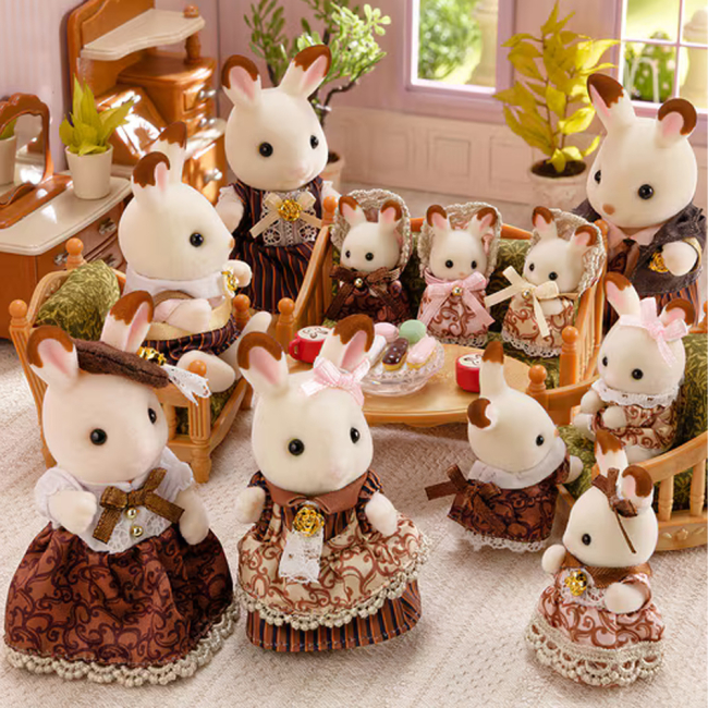 Фігурки тварин - Ігровий набір Sylvanian Families Сім'я Шоколадних кроликів (5848)#9