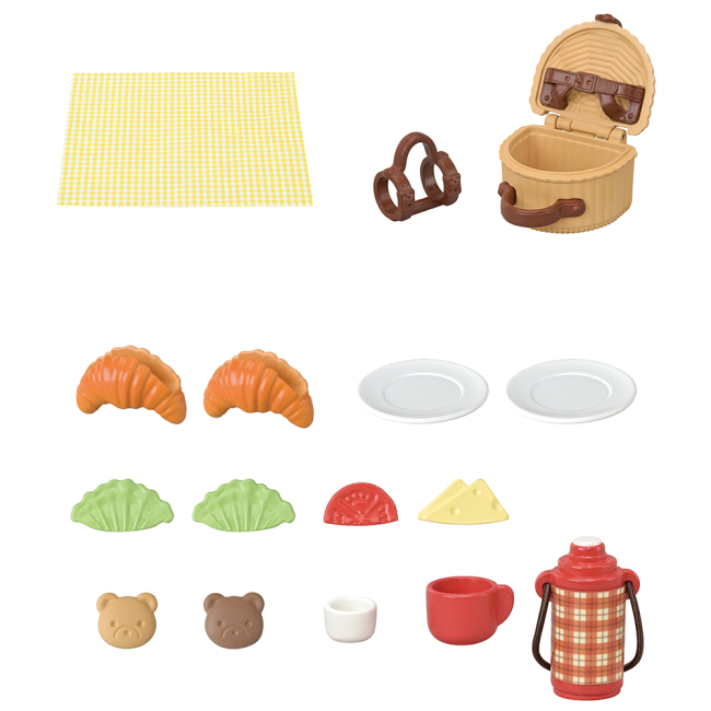 Фігурки тварин - Ігровий набір Sylvanian Families Бісквітні ведмеді Сестричка та Братик на пікніку (5852)#2