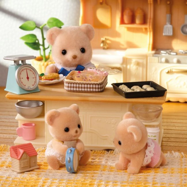 Фігурки тварин - Ігровий набір Sylvanian Families Бісквітні ведмедики-двійнята (5853)#7