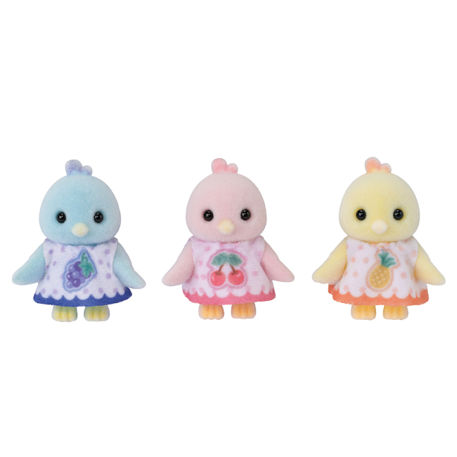 Фігурки тварин - Ігровий набір Sylvanian Families Сім’я Цитрусових птахів (5860)#3