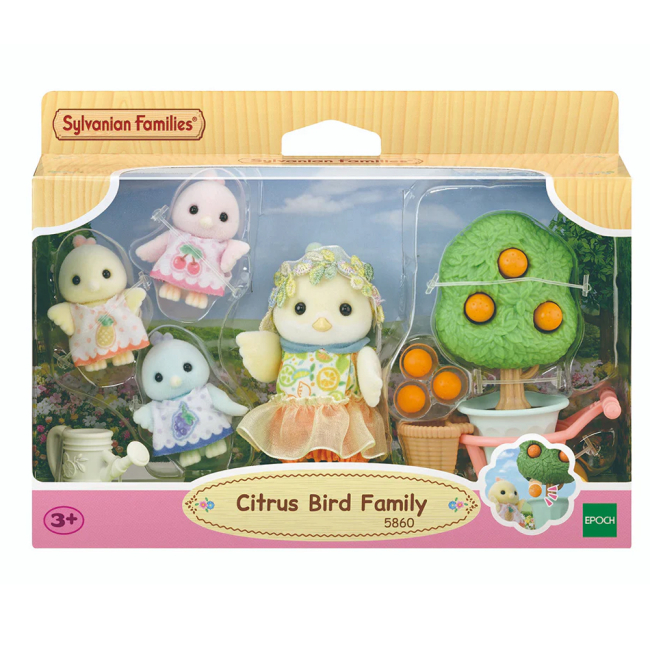 Фігурки тварин - Ігровий набір Sylvanian Families Сім’я Цитрусових птахів (5860)#4