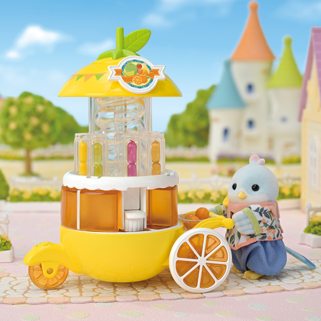 Фігурки тварин - ​Ігровий набір Sylvanian Families Фруктовий фреш-бар Цитрусової пташки (5861)#7