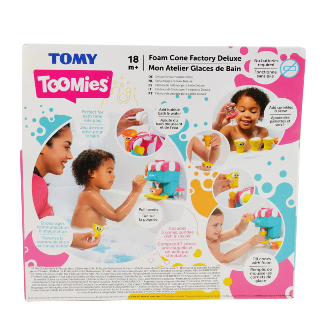 Іграшки для ванни - ​Іграшка для ванни Tomy Toomies Фабрика морозива (5011666736092) (125404)#3