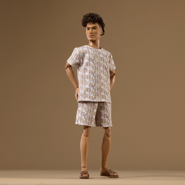 Куклы - Кукла Barbie Signature Basics 10 Кен (JJX29)#4