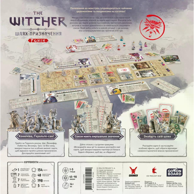 Настольные игры - Настольная игра Geekach Ведьмак. Путь предназначения. Ронин (4820242621940)#6