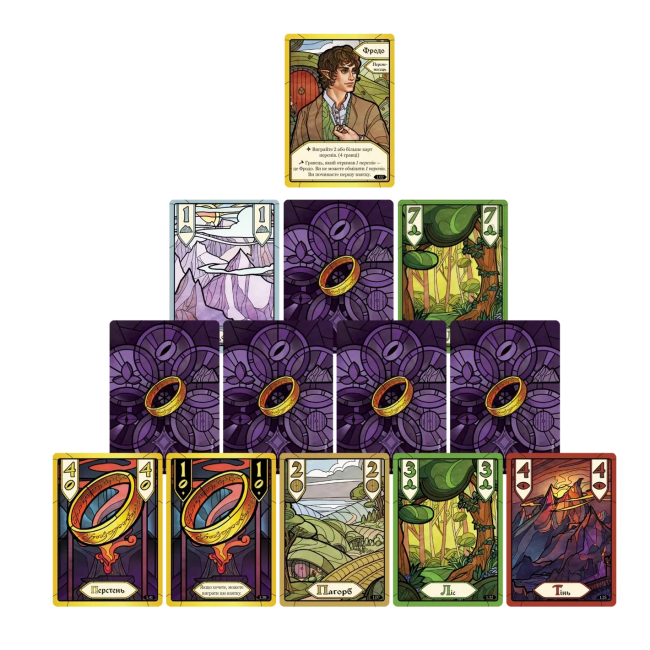 Настільні ігри - Настільна гра Geekach Братство Персня. Карткова гра (841333129408)#5