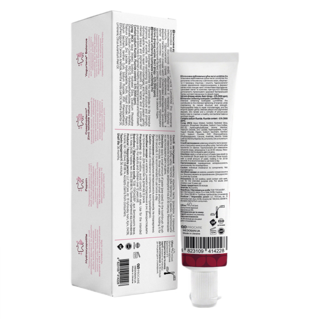 Косметика - Інтенсивна відбілювальна зубна паста Medosan LumiWhite Pro 40 мл (4823109414228)#3