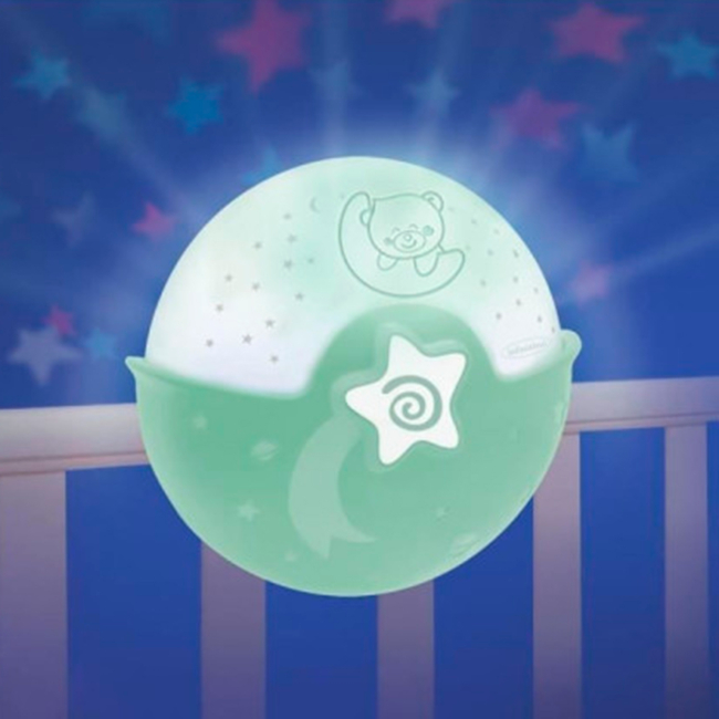 Ночники, проекторы - Светильник Infantino Спокойные сны зеленый (302048I)#5