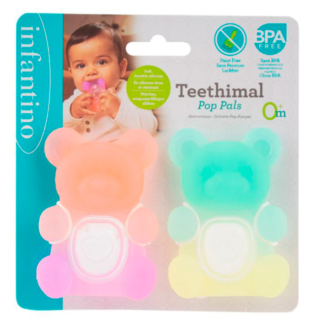 Погремушки, прорезыватели - Прорезыватель Infantino с водой Милые медвежата (316777I)#2