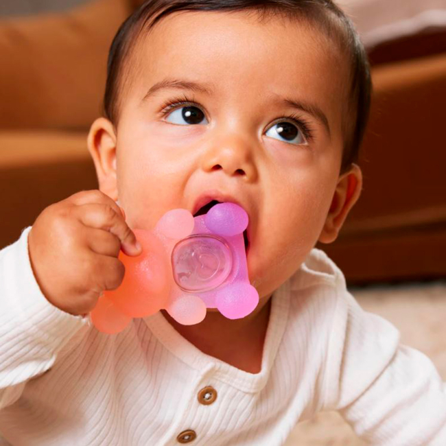 Погремушки, прорезыватели - Прорезыватель Infantino с водой Милые медвежата (316777I)#4