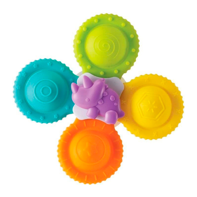 Іграшки для ванни - Іграшка для ванни Infantino Набір спінерів Динозаврики (305289I)#2