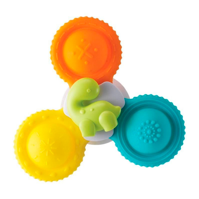 Іграшки для ванни - Іграшка для ванни Infantino Набір спінерів Динозаврики (305289I)#3