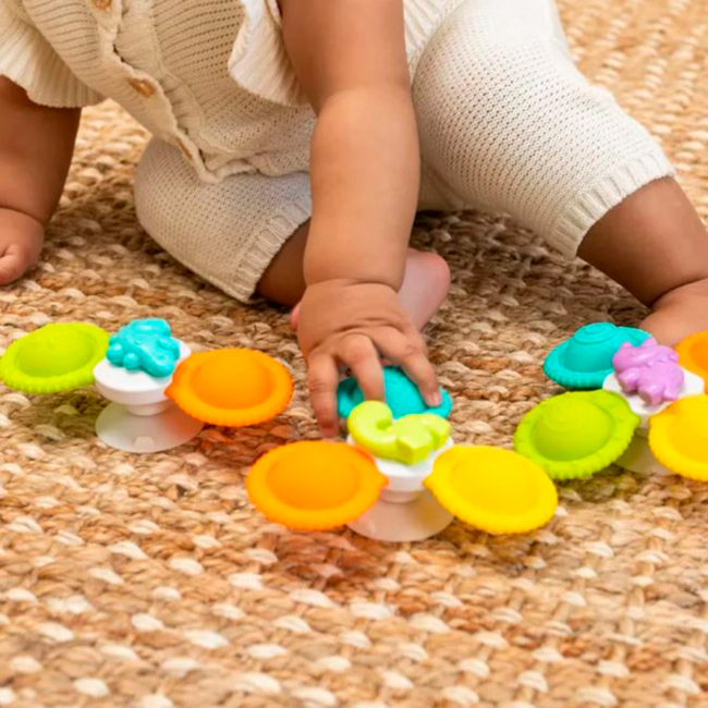 Іграшки для ванни - Іграшка для ванни Infantino Набір спінерів Динозаврики (305289I)#7