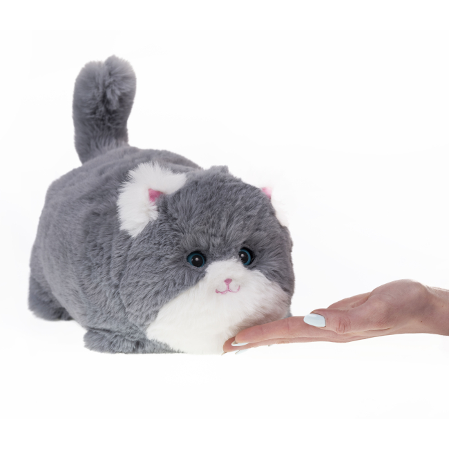 М'які тварини - Інтерактивна іграшка Huggy Luv Сіре кошеня (DKO0221)#5