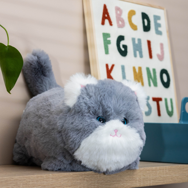 М'які тварини - Інтерактивна іграшка Huggy Luv Сіре кошеня (DKO0221)#7