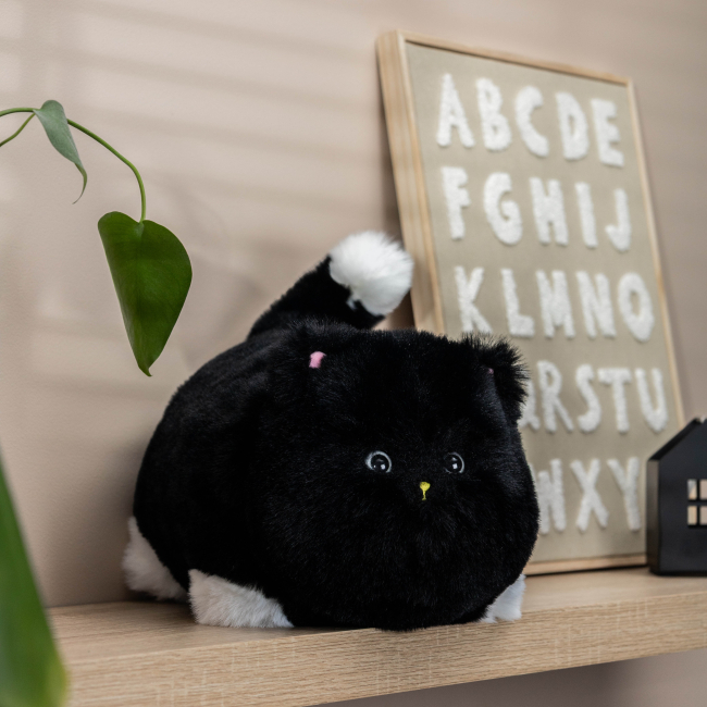 М'які тварини - Інтерактивна іграшка Huggy Luv Чорне кошеня (DKO0222)#5