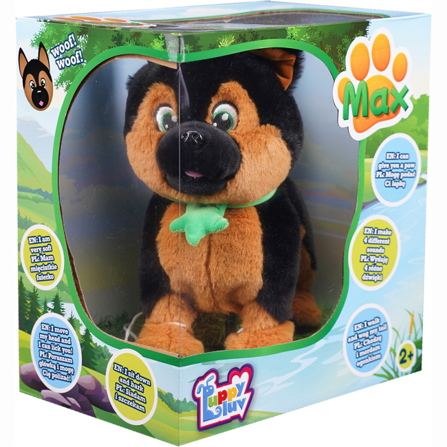 Мягкие животные - Интерактивная игрушка Puppy Luv Овчарка Макс (DKO0866)#6