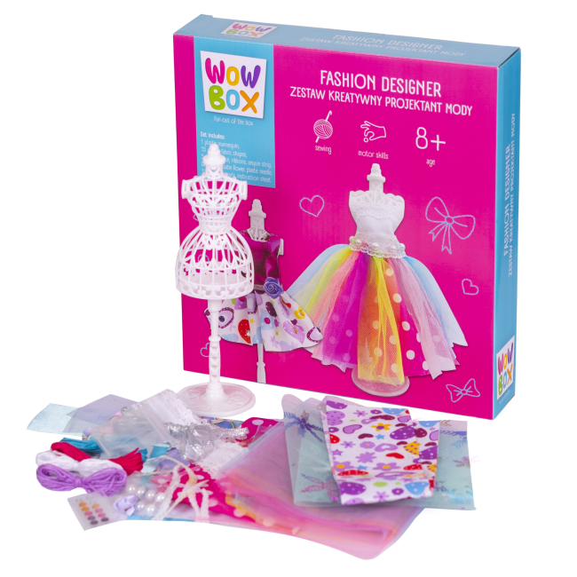 Набори для творчості - Набір для творчості Wow Box Вчимося шити Дизайнер одягу (WOW0276)#2