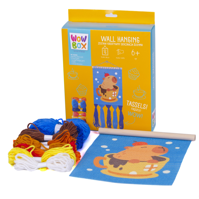 Набори для творчості - Набір для творчості Wow Box Вчимося вишивати панно Капібара в чашці (WOW0277)#2