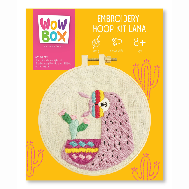 Набори для творчості - Набір для творчості Wow Box Вчимося вишивати Лама (WOW0919)#2