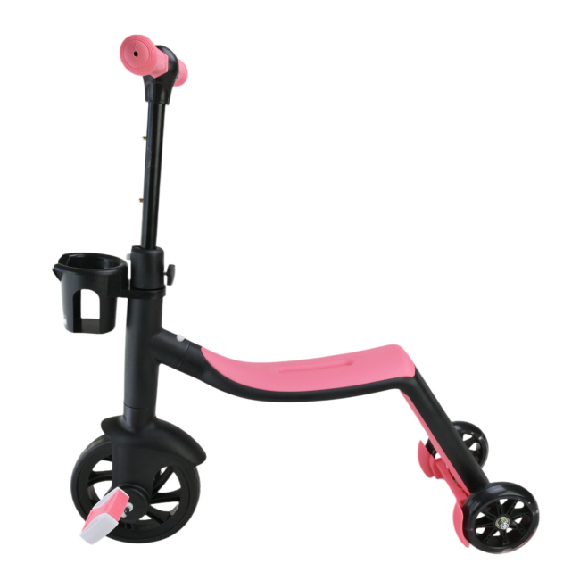 Самокати - ​Самокат-біговел Країна Іграшок 2 в 1 рожевий (SC823)#3