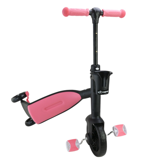 Самокати - ​Самокат-біговел Країна Іграшок 2 в 1 рожевий (SC823)#6