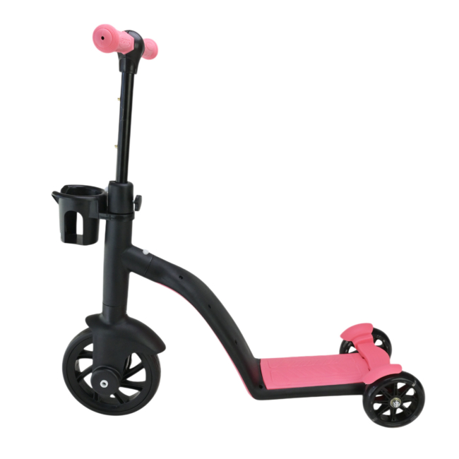 Самокати - ​Самокат-біговел Країна Іграшок 2 в 1 рожевий (SC823)#7
