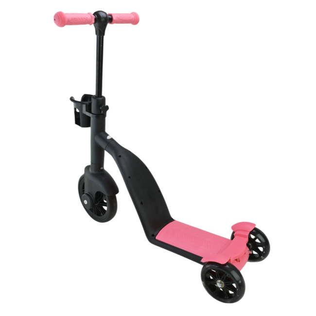 Самокати - ​Самокат-біговел Країна Іграшок 2 в 1 рожевий (SC823)#8