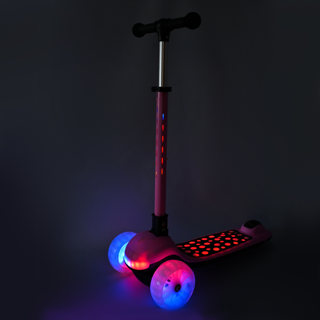Самокати - ​Самокат Країна Іграшок LED підсвітка синій (SC9027/4)#4