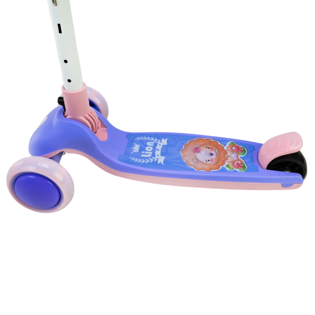 Самокаты - Самокат Extreme motion Львенок синий (SC817/3)#3