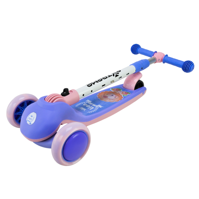 Самокаты - Самокат Extreme motion Львенок синий (SC817/3)#5